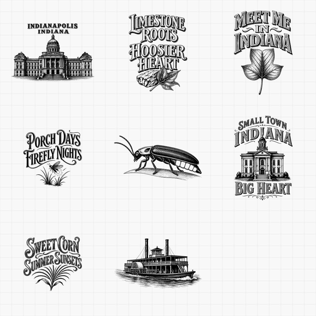 Indiana State Pride & Travel Designs - Thumbnail 6