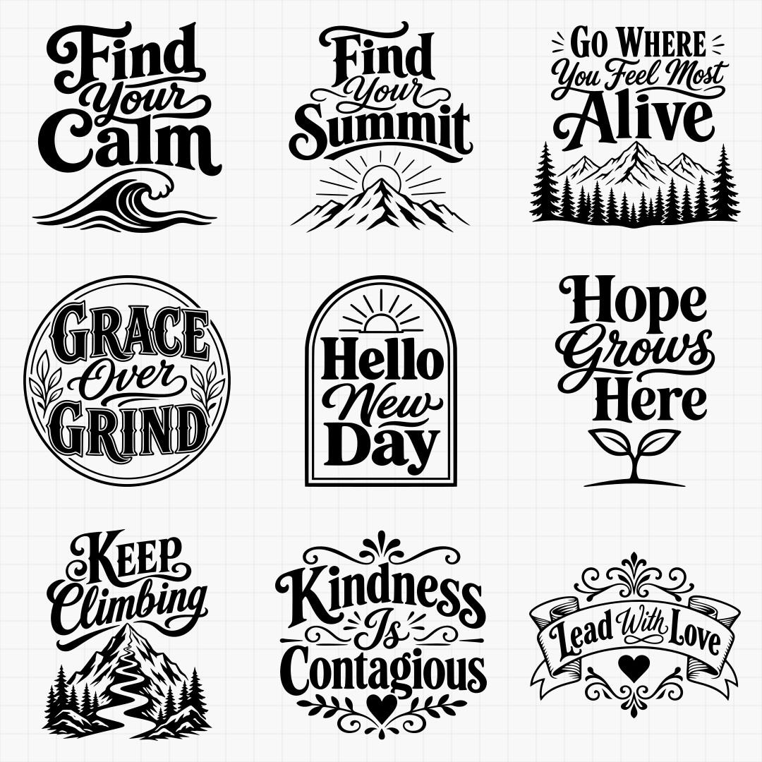 Inspirational Quotes Designs - Thumbnail 3