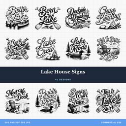 Lake House Signs