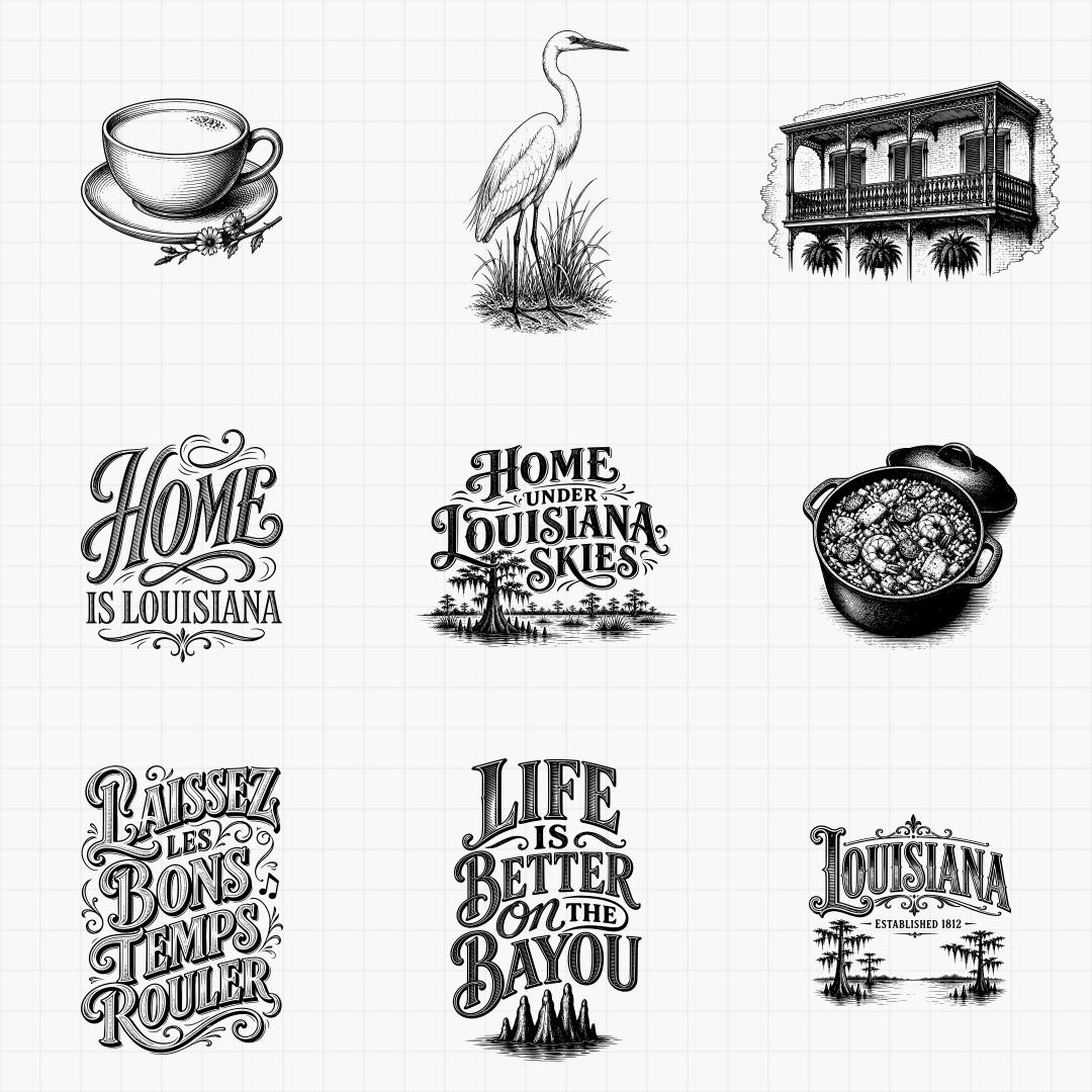 Louisiana State Pride & Travel Designs - Thumbnail 3