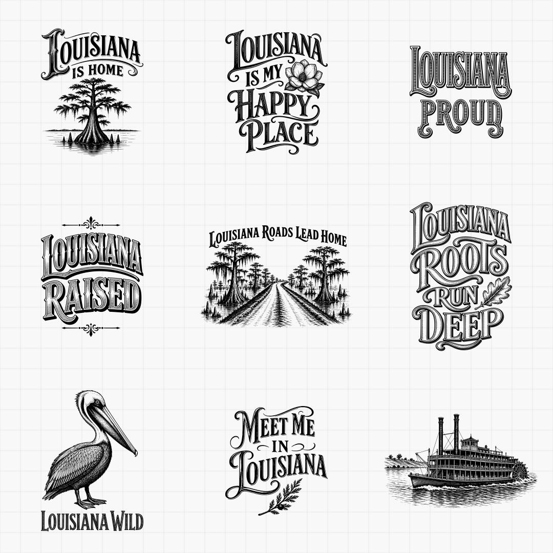 Louisiana State Pride & Travel Designs - Thumbnail 5