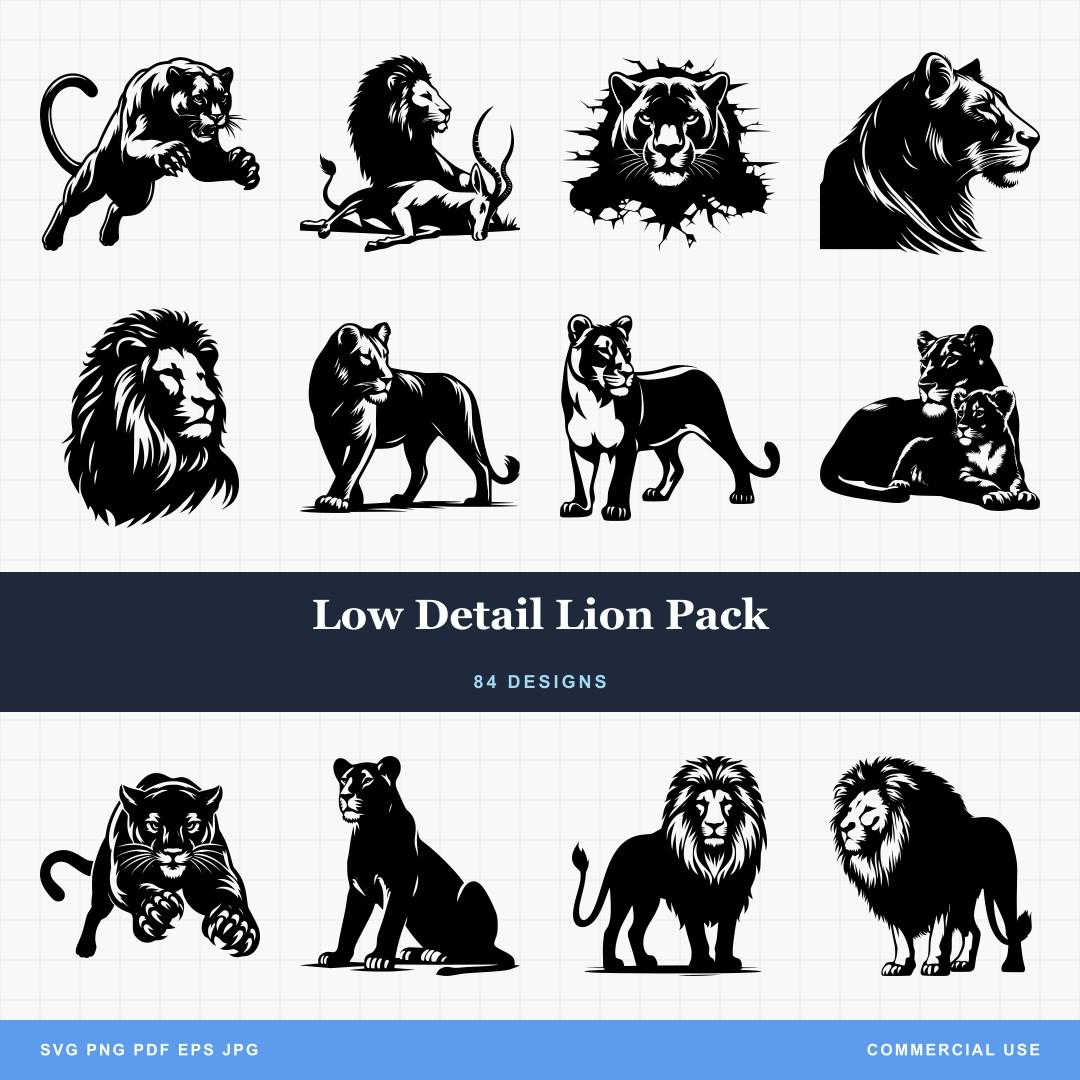 Low Detail Lion Pack
