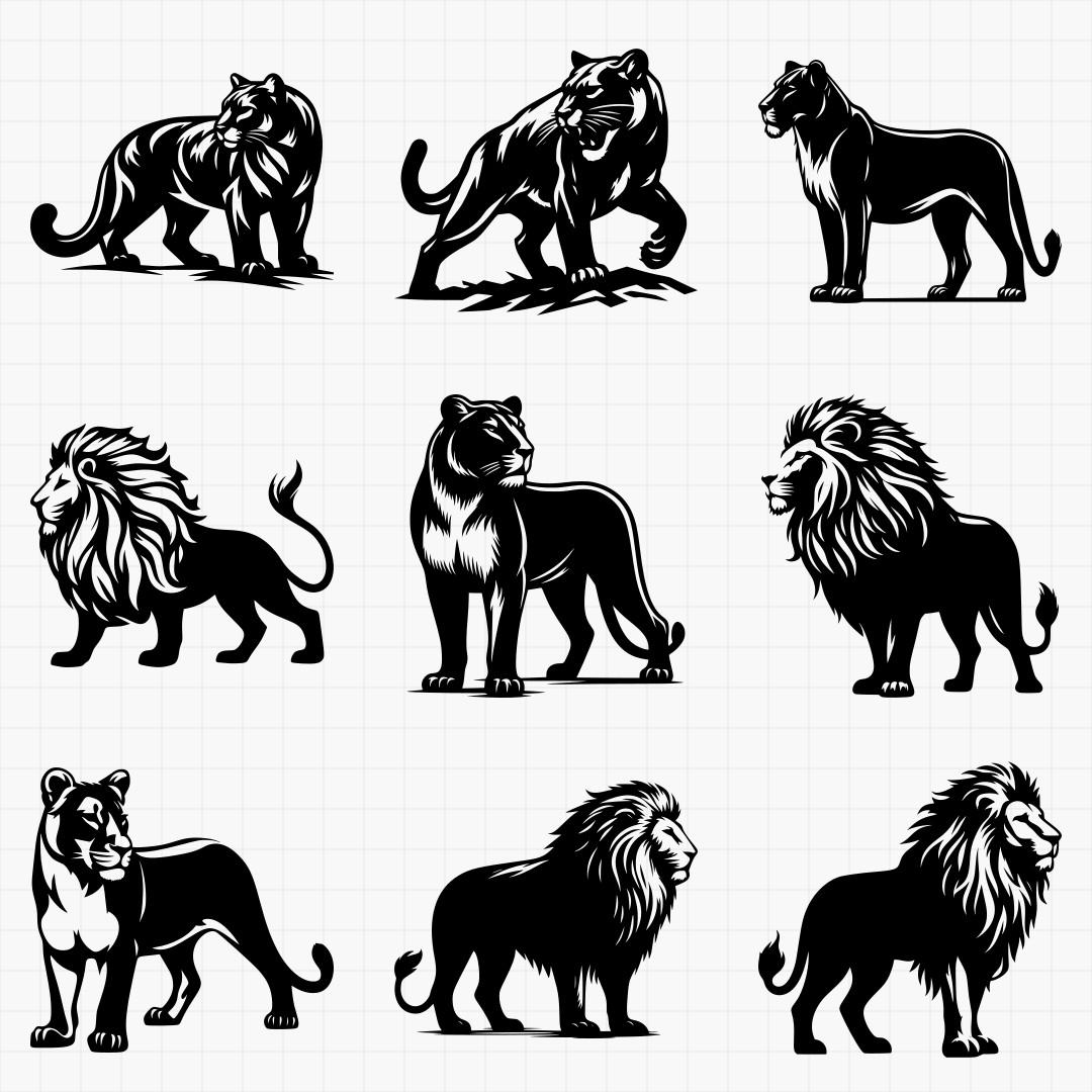 Low Detail Lion Pack - Thumbnail 6