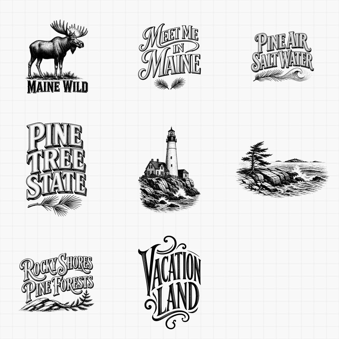 Maine State Pride & Travel Designs - Thumbnail 6