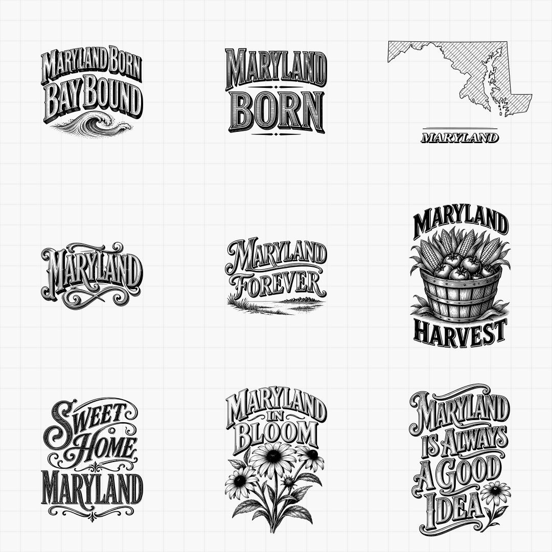 Maryland State Pride & Travel Designs - Thumbnail 4