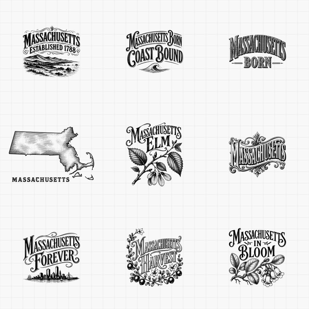 Massachusetts State Pride & Travel Designs - Thumbnail 4