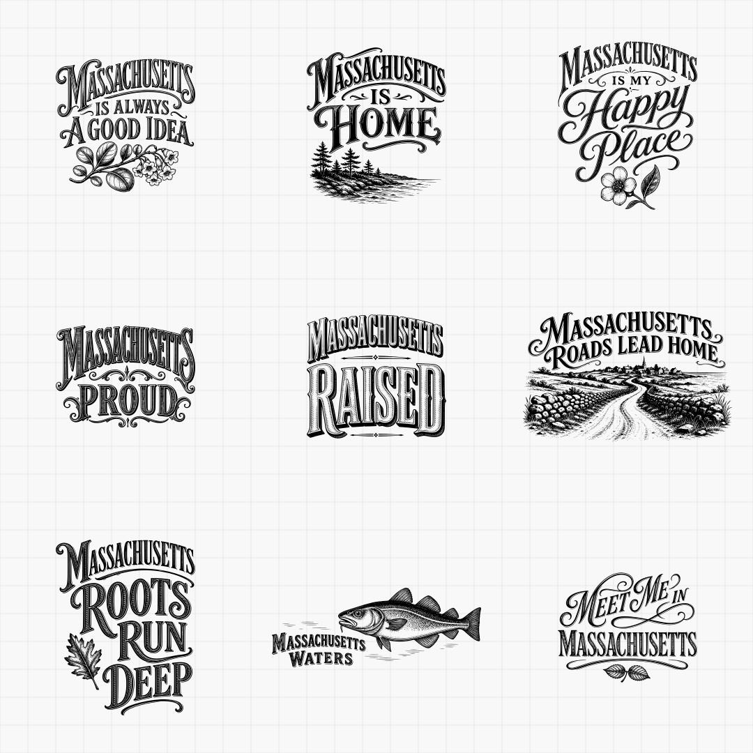 Massachusetts State Pride & Travel Designs - Thumbnail 5