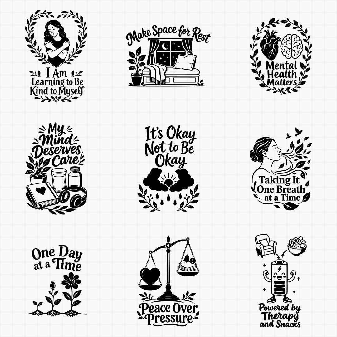 Mental Health Awareness & Hope Designs - Thumbnail 4