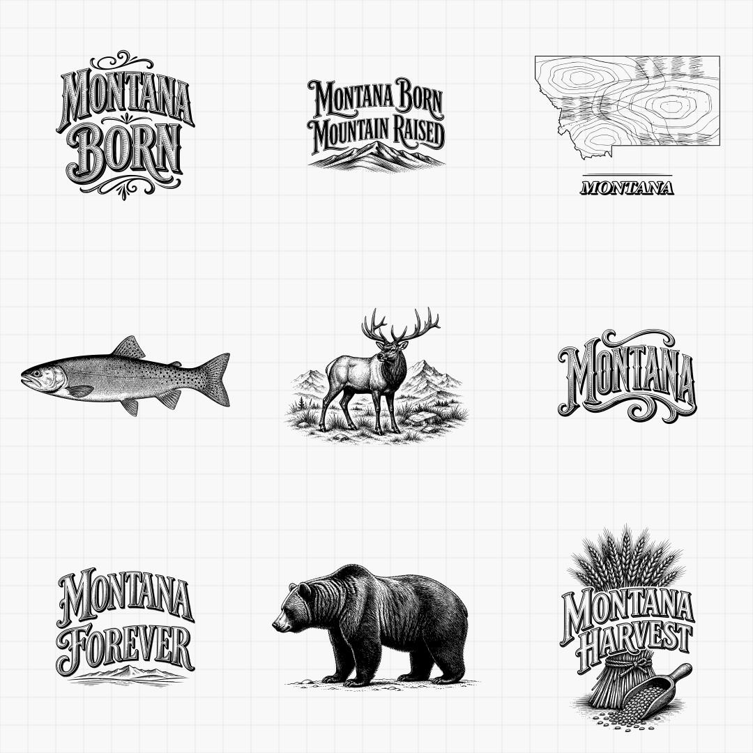 Montana State Pride & Travel Designs - Thumbnail 3