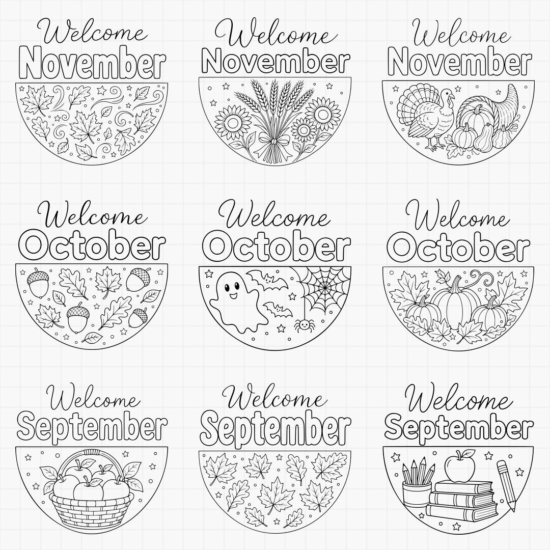 Monthly Welcome Signs - Thumbnail 5