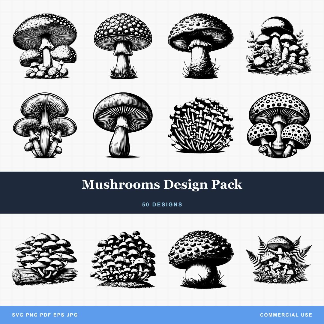 Mushrooms Design Pack