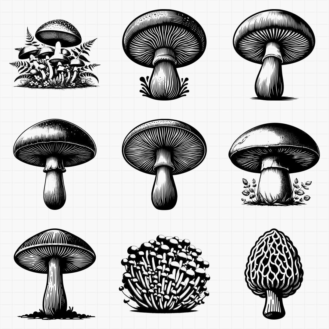 Mushrooms Design Pack - Thumbnail 4