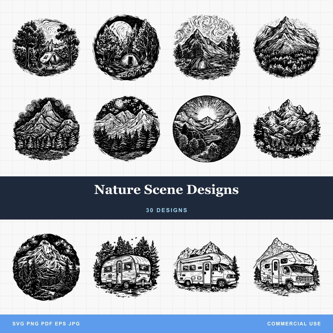Nature Scene Designs