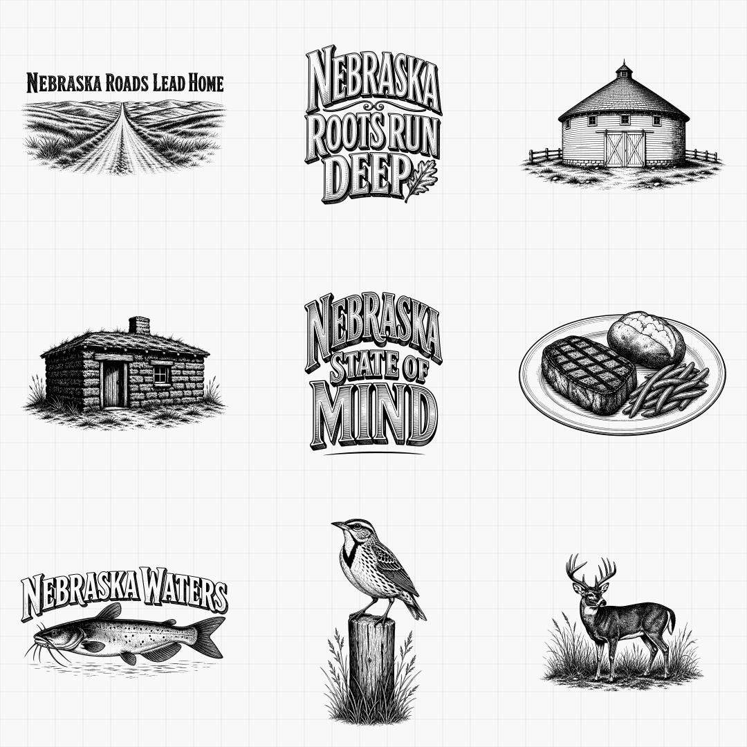 Nebraska State Pride & Travel Designs - Thumbnail 5