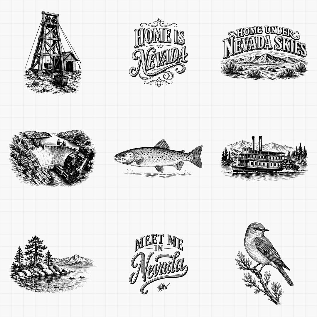 Nevada State Pride & Travel Designs - Thumbnail 3
