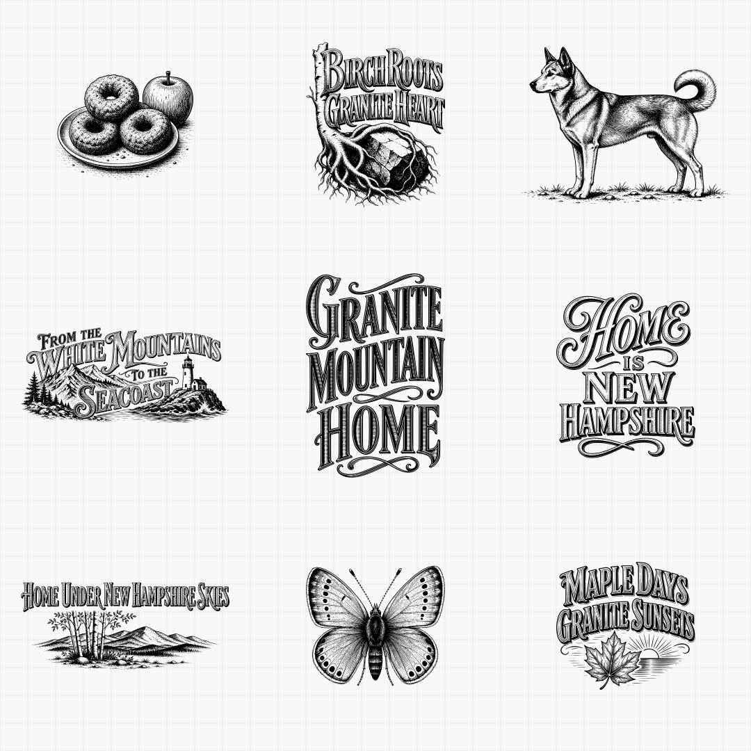 New Hampshire State Pride & Travel Designs - Thumbnail 2