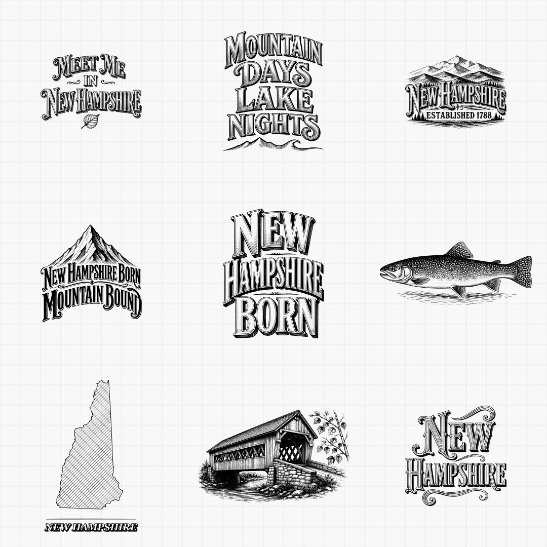 New Hampshire State Pride & Travel Designs - Thumbnail 3