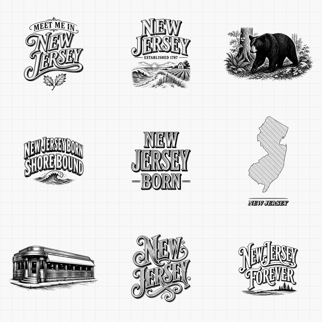 New Jersey State Pride & Travel Designs - Thumbnail 4