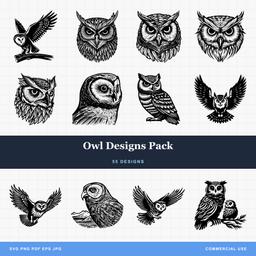 Owl Designs Pack