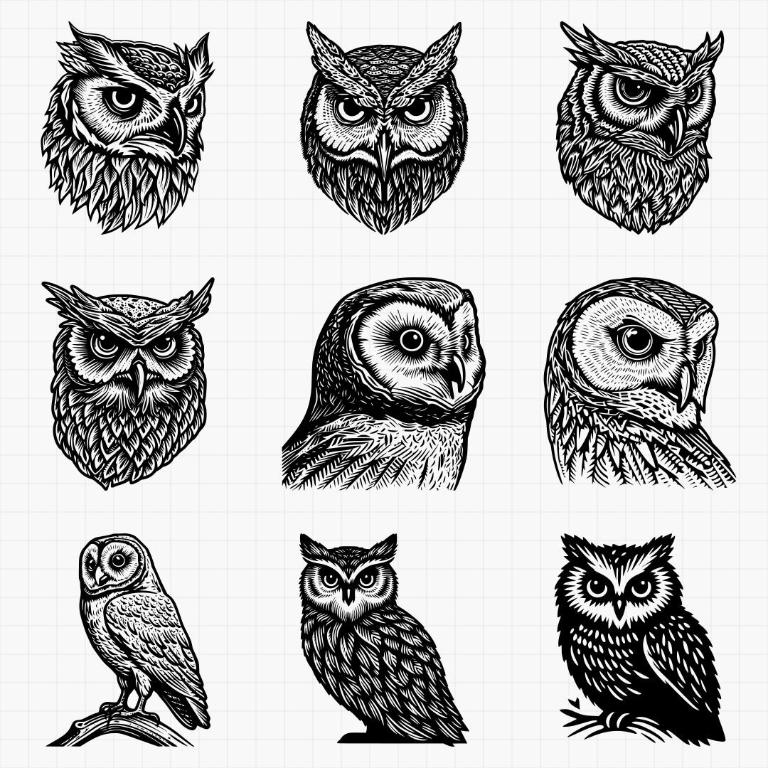 Owl Designs Pack - Thumbnail 4