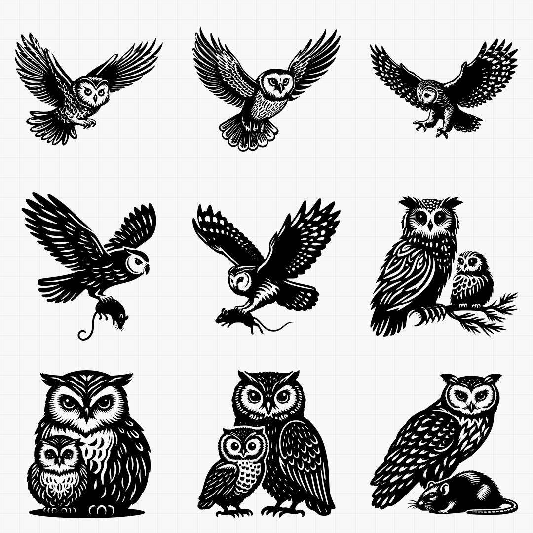 Owl Designs Pack - Thumbnail 7