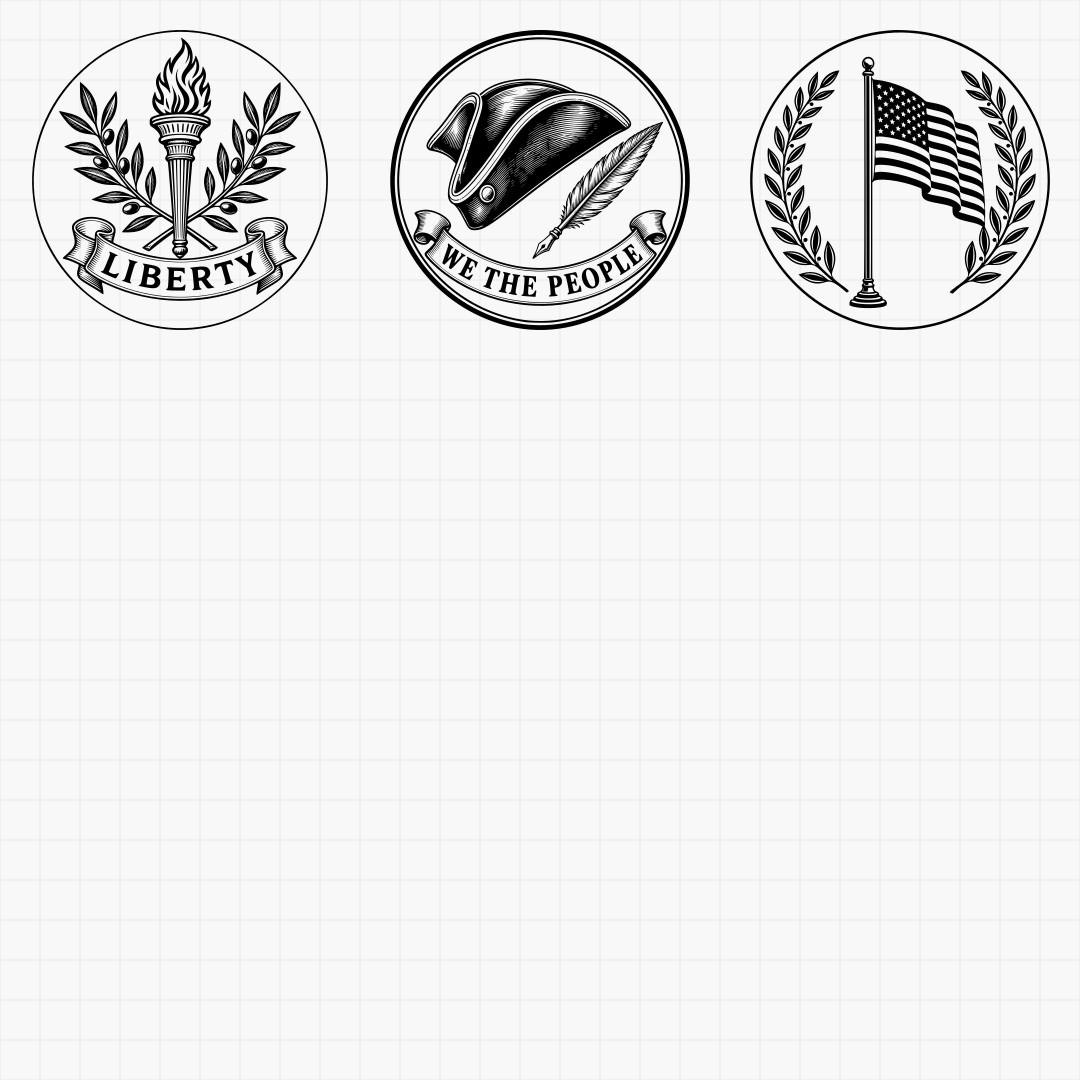 Patriotic Emblems Design Pack - Thumbnail 5