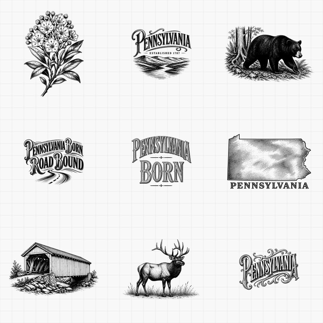 Pennsylvania State Pride & Travel Designs - Thumbnail 3
