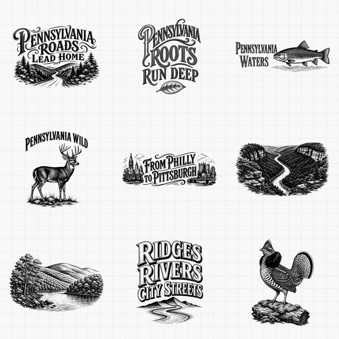 Pennsylvania State Pride & Travel Designs - Thumbnail 5
