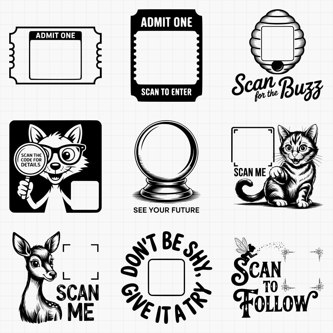 Qr Code Frame Designs - Thumbnail 2