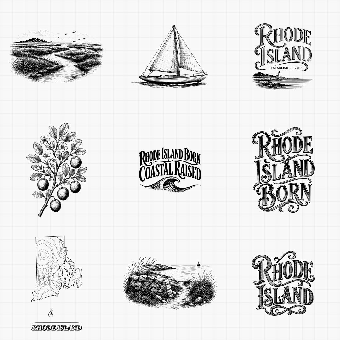 Rhode Island State Pride & Travel Designs - Thumbnail 3