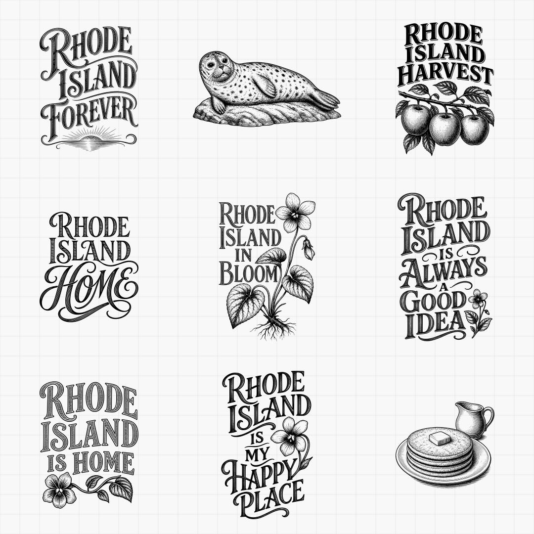 Rhode Island State Pride & Travel Designs - Thumbnail 4
