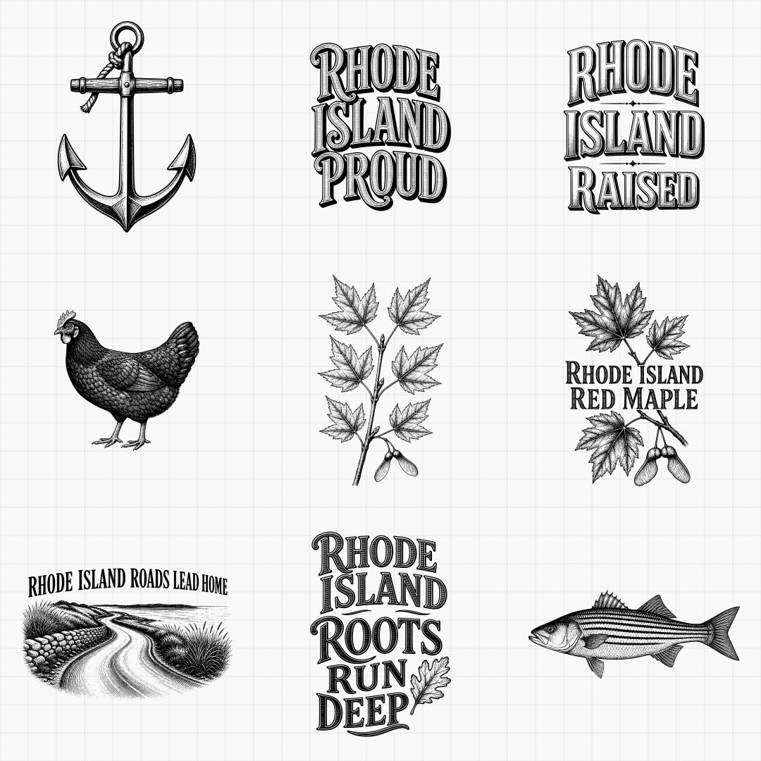 Rhode Island State Pride & Travel Designs - Thumbnail 5