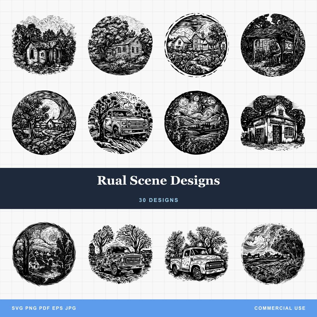 Rural Scene Designs