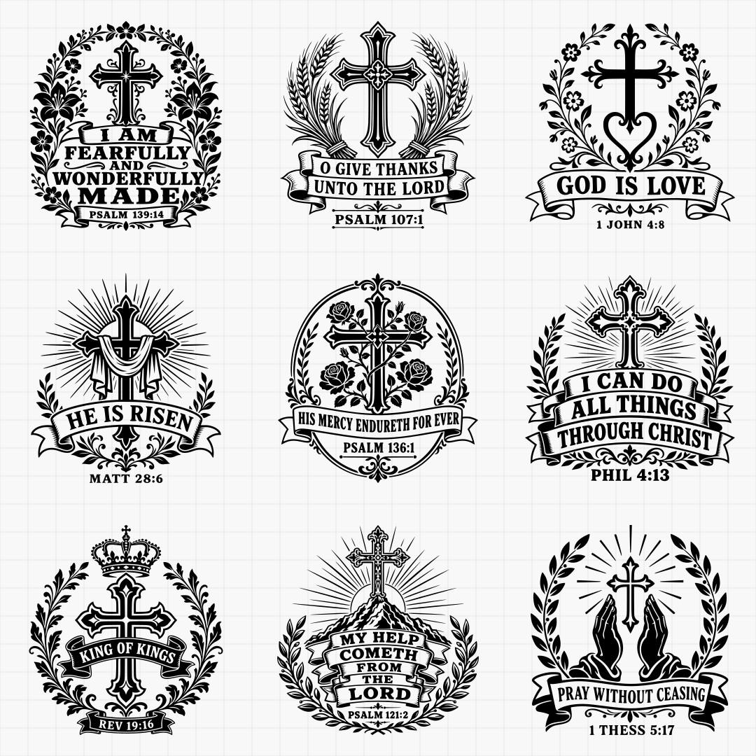 Scripture Cross Designs - Thumbnail 3