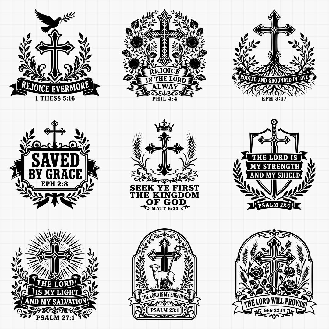 Scripture Cross Designs - Thumbnail 4