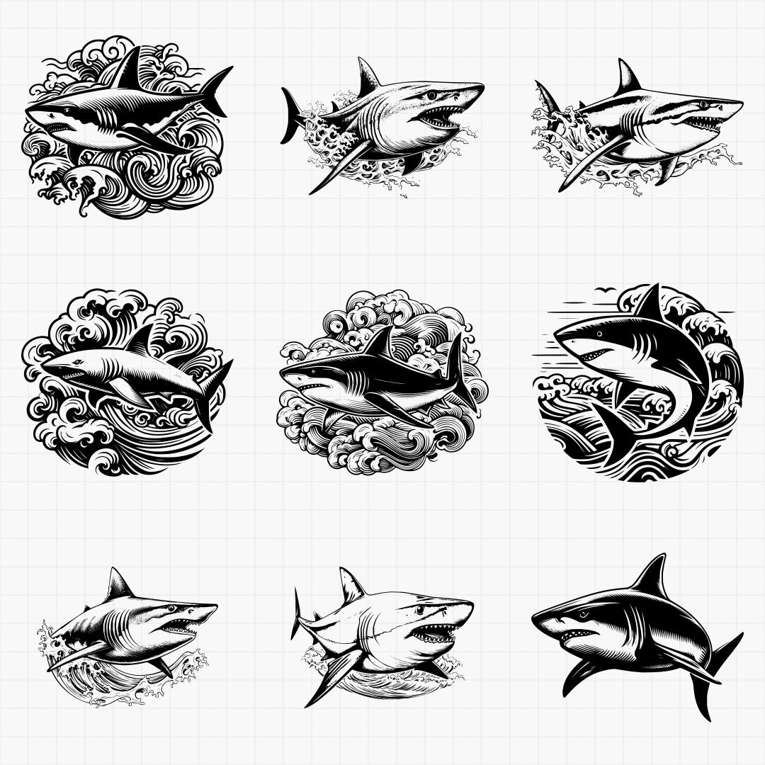 Shark Designs Pack - Thumbnail 3