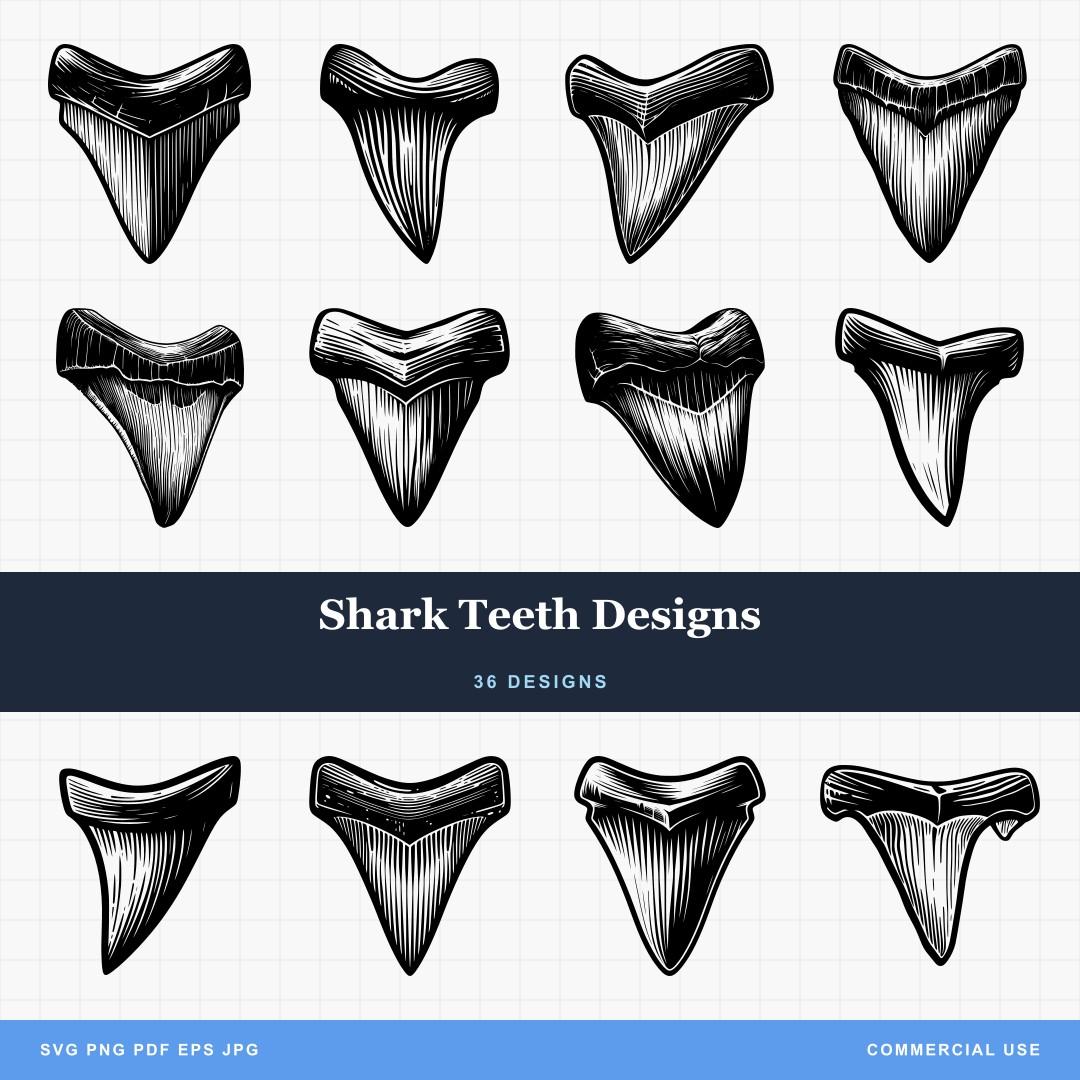 Shark Teeth Designs