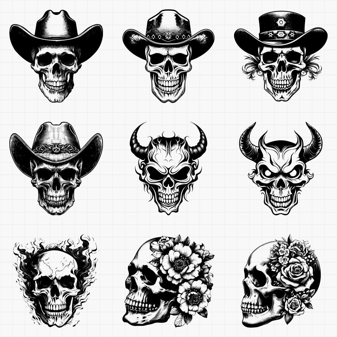 Skull Designs Pack - Thumbnail 4