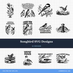 Songbird SVG Designs