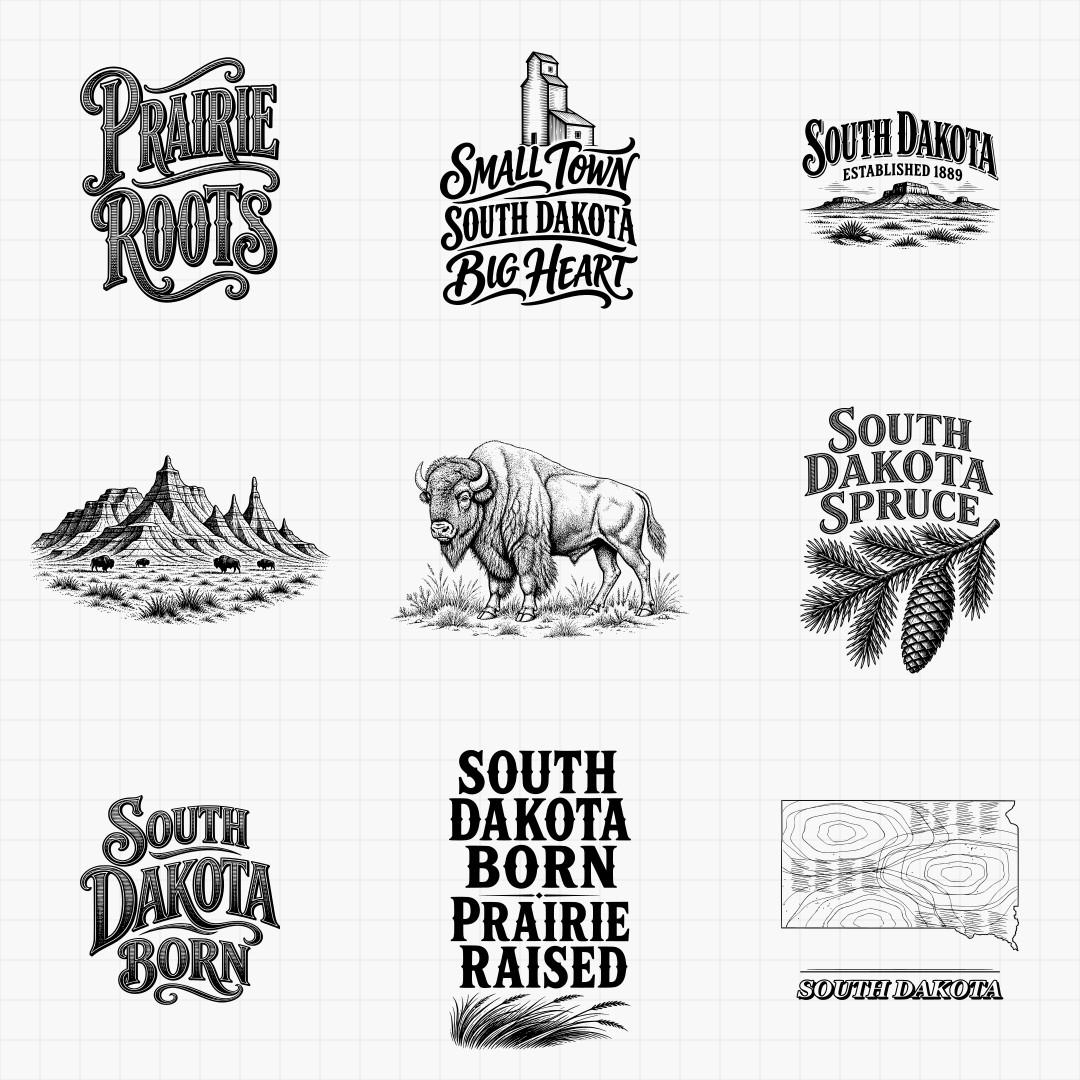 South Dakota State Pride & Travel Designs - Thumbnail 3
