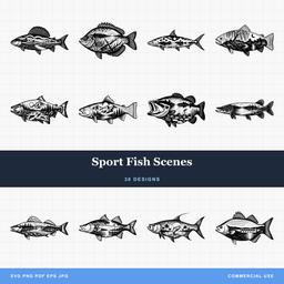 Sport Fish Scenes