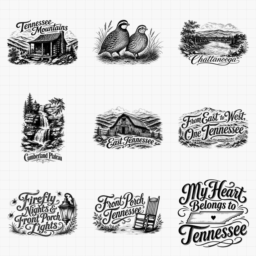 Tennessee State Pride & Travel Designs - Thumbnail 2