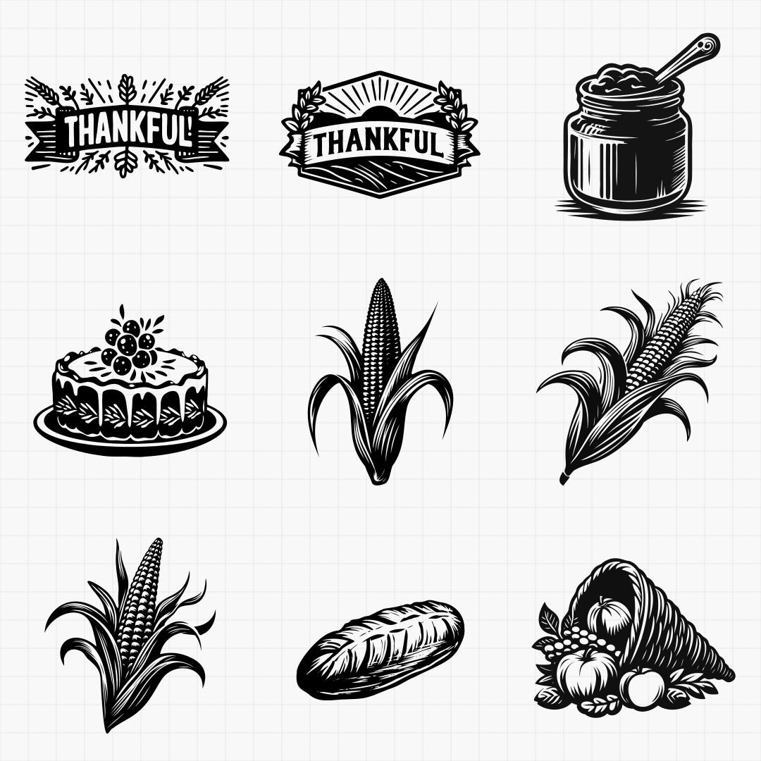 Thanksgiving And Fall Design Pack - Thumbnail 8