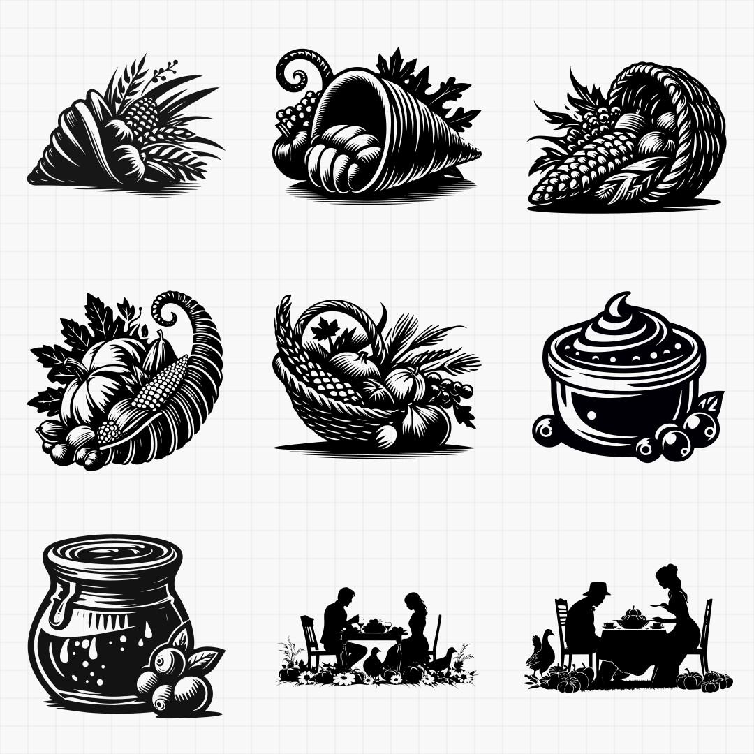 Thanksgiving And Fall Design Pack - Thumbnail 9