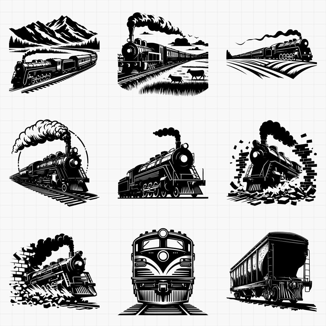 Train Designs Pack - Thumbnail 3