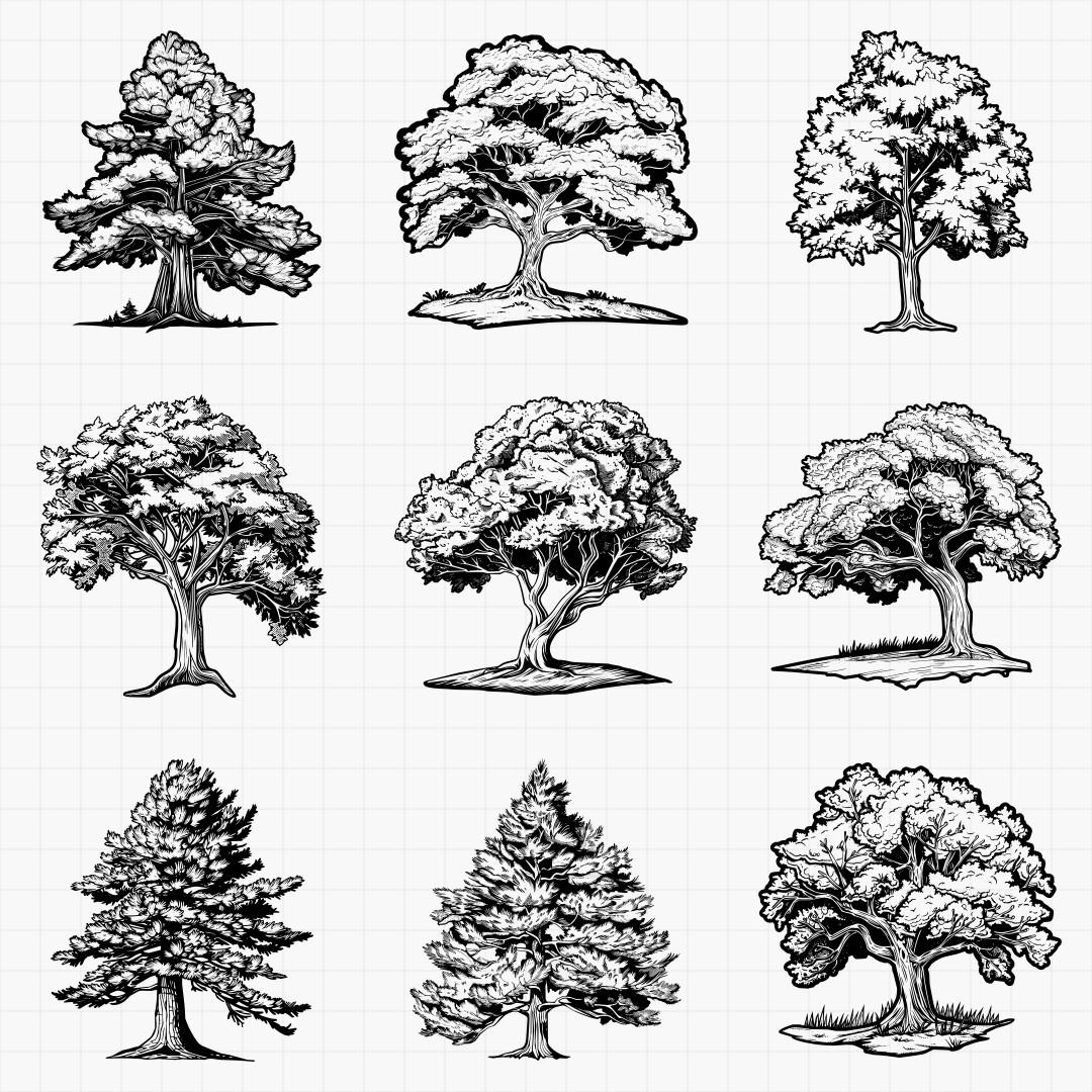 Trees Design Pack - Thumbnail 10