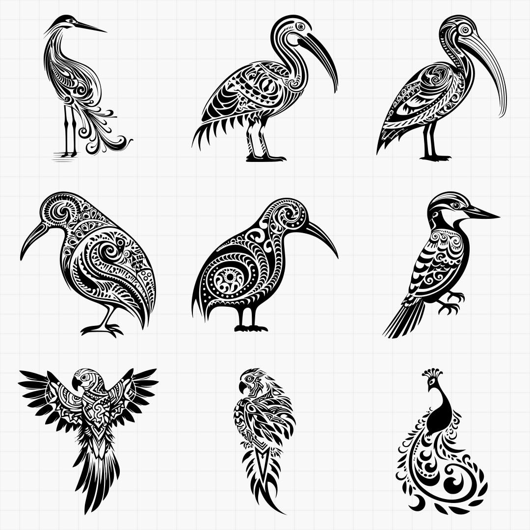 Tribal Bird Pack - Thumbnail 5
