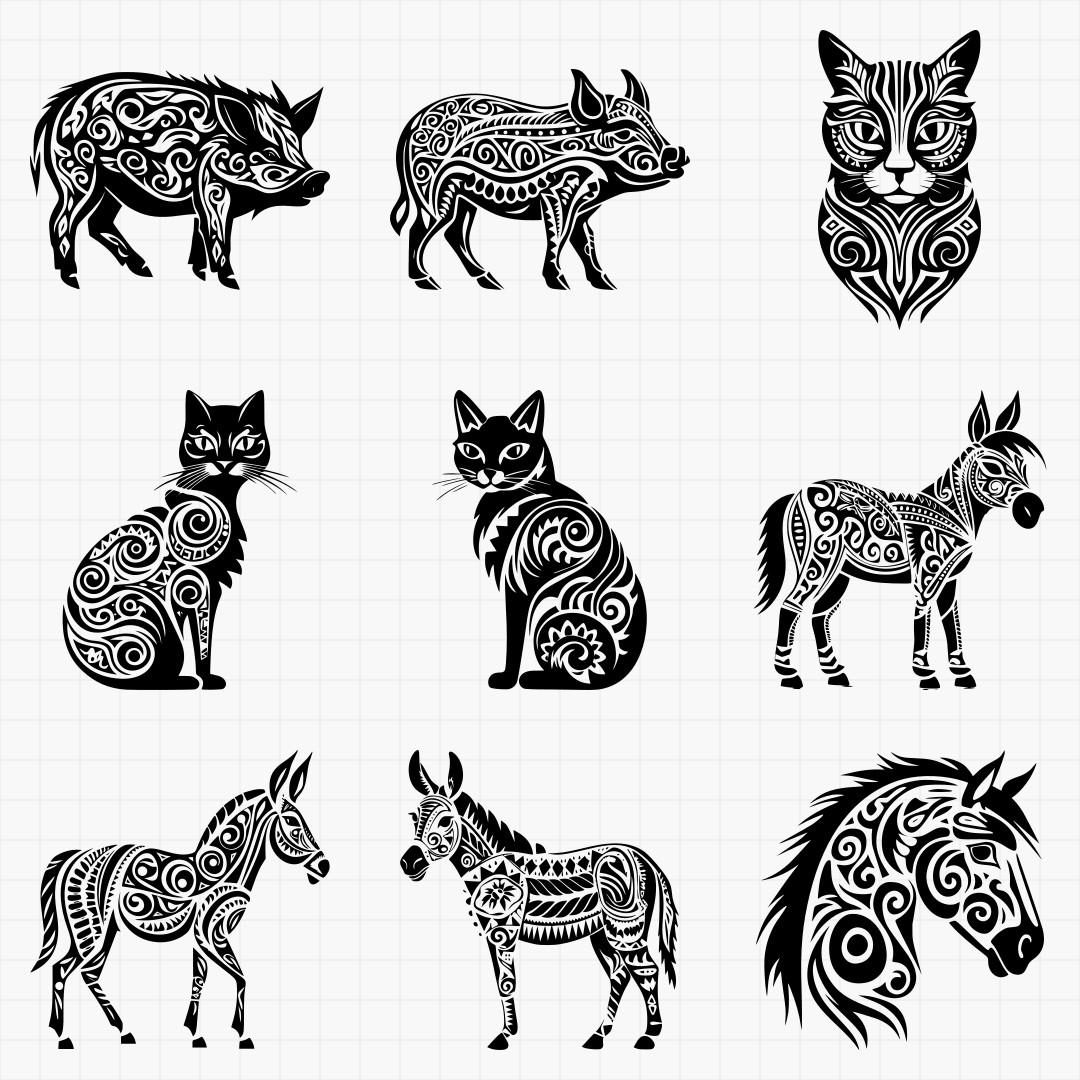 Tribal Farm Animal Pack - Thumbnail 2