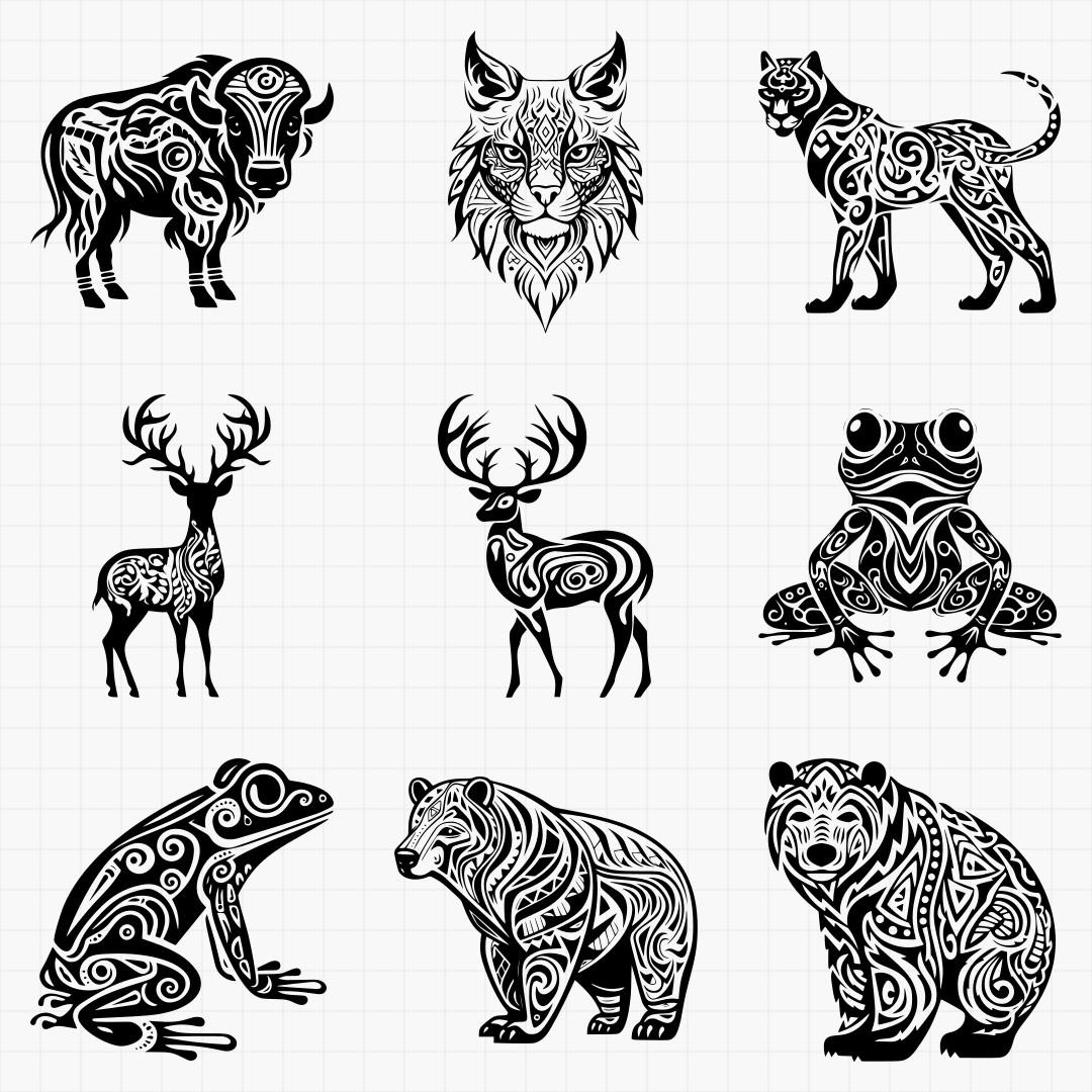 Tribal North American Animal Pack - Thumbnail 2
