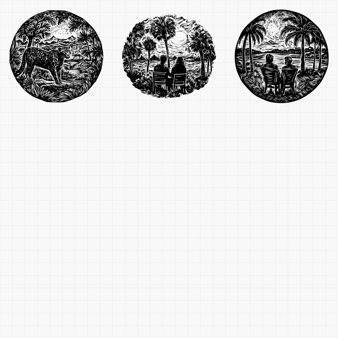 Tropical Scene Designs - Thumbnail 5
